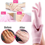 New SPA Moisturizing Gel Gloves (One Size fits most) - Pink
