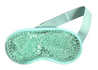 Aqua Therapeutic Reusable Eye Mask - Plush Lined for Sleeping, Gel Beads For Hot or Cold Relief!