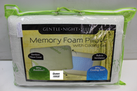 Memory Foam Pillow With Cooling Gel & Bamboo Cover! Brand new in carry bag with zipper!