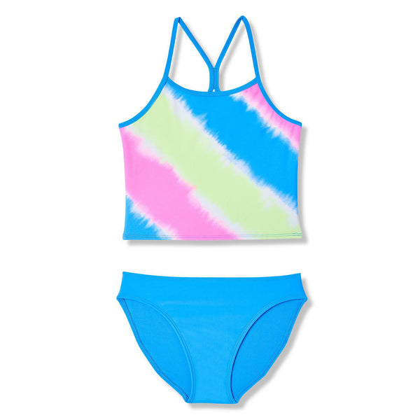 New with tags! George Girls' 2-Piece Tie-dye Swimsuit, Sz M 7-8!