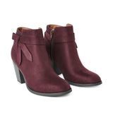 New George Women's Tessa Booties in Burgundy, Sz 9!