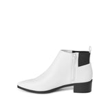New George Women's Veena Booties in White, Sz 8