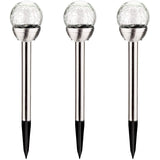 New Wayfair Outdoor Colour Changing & White Two LED Solar Decorative Ball Solar Lights(Set Of 3), Choose white or colour changing! Box has slight damage!