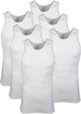 New in package! Gildan Mens Platinum A-Shirts Multipack, White 6 Pack, Sz Large!