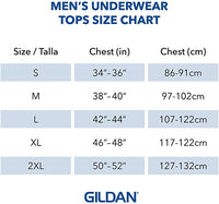New in package! Gildan Mens Cool Spire A-Shirts Tanks, White, 6 Pack, Sz XL!