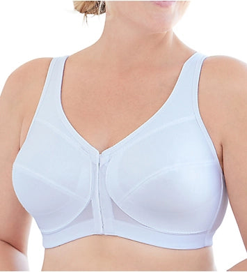 New Glamorise Women's MagicLift Front Close Bra with posture back support, White! Sz 40DD! Also Fits 42D, 44C, 46B! Retails $74+