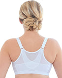 New Glamorise Women's MagicLift Front Close Posture Back Support Bra #1265, White! Sz 40DD! Also Fits 42D, 44C, 46B! Retails $74+