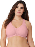 Brand new Glamorise Women's Complete Comfort Wirefree Cotton T-Back Bra, 34DD! Retails $53+