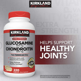 New sealed Kirkland Signature Glucosamine & Chondroitin, 220 Tablets! BB: 11/25! Retails $91US+