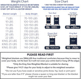 New GnO Premium Adult Weighted Blanket & Removable Bamboo Cover - (20 Lbs - 80''x87'' King Size) - 100% Oeko Tex Certified Cooling Cotton & Glass Beads- Organic Heavy Blanket- Designed in USA - White! Washable! Retails $239+