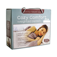 New in box! Cozy Comfort Weighted Blanket (15 lbs) 60"X80" Queen! Great for Anxiety & Great Sleep!