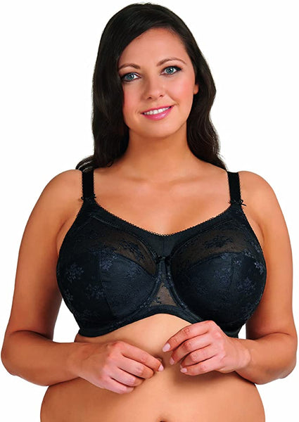 New with tags! Goddess Womens Alice Underwire Full Cup Bra, Black, Sz 38M! Retails $62+