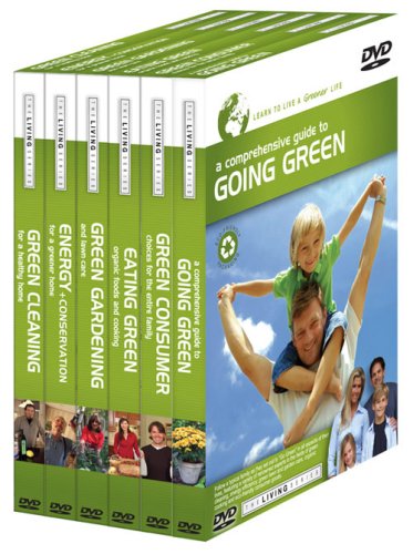 New THE LIVING SERIES; The Complete Green Library! Includes 6 DVD's on Living Green The entire Green collection, Retails $50+