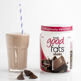 New sealed Love Good Fats - Chocolate Milkshake Keto Grass Fed Protein Powder with Mct Oil - Gluten-Free & Low Carb - Promotes Weight Loss & Suppresses Appetite Perfect for Ketogenic Diets - 400 G! BB: 6/22!