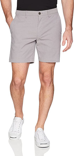 New with tags! Goodthreads Men's 7" Inseam Lightweight Comfort Stretch Oxford Short in Gunmetal Grey, Sz 34!