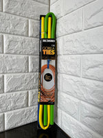 IdeaWorks Gorilla Ties - Reusable Ties for Hanging Items - Rust-Free Material - for Indoor & Outdoor Use (4, 37") Holds up to 200 Lbs