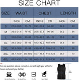 New Gotoly Compression Shirts for Men Undershirts Slimming Shapewear Waist Trainer Body Shaper Vest Zipper Tank Top, Sz 3XL, Fits True!