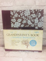 The Grandparent's Book of Shared Memories: Keepsake Album & Genealogy Instruction Book Hardcover-spiral