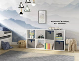 New in box! Gravitti 8 Cube Bookcase (48” X 24” X 12” ) - White! Can be used Vertically or Horizontally!