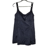 New Great Lengths Embellished Hip-Minimizer Swim Dress 16, Black! Retails $115+