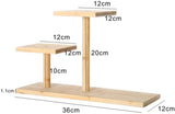 New GREENWISH Bamboo Plant Stand, 3 Tier Potted Plant Stand Rack, Multiple Flower Pot Holder Shelf Indoor Outdoor Planter Display Shelving for Balcony Patio Bedroom Office(Not Including Flower Pots)