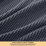 New Wayfair 2-Piece Soft Stretch L-Shaped Box Cushion Sectional Sofa Slipcover (Left Chaise) by Winston Porter, Grey! Retails $150+