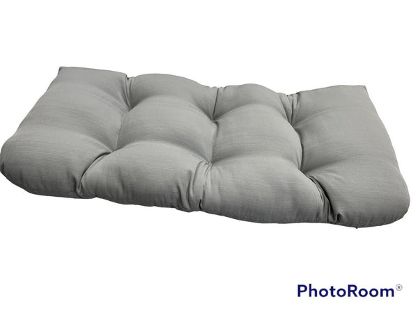 New TerraSol Seat Cushion, Grey! 4 Inches Thick! 42" X 19"