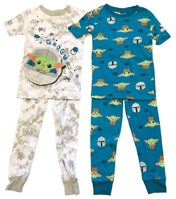 New Toddler 2 Piece Disney Star Wars Baby Yoda Grogu Pyjama Set! Sz 5T Includes 2 sets of PJ's