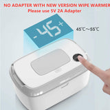 New Wipe Warmer, Baby Diaper Wipes Dispenser Holder BPA-Free with Precise Temperature Control, Evenly and Quickly Top Heating, Large Capacity, Silent for Baby, Perfect Warmth