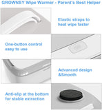 New Wipe Warmer, Baby Diaper Wipes Dispenser Holder BPA-Free with Precise Temperature Control, Evenly and Quickly Top Heating, Large Capacity, Silent for Baby, Perfect Warmth