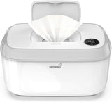New Wipe Warmer, Baby Diaper Wipes Dispenser Holder BPA-Free with Precise Temperature Control, Evenly and Quickly Top Heating, Large Capacity, Silent for Baby, Perfect Warmth