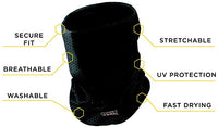 Brand new in package! Copper Fit Guardwell Face Cover and Neck Gaiter in Charcoal, Ages 13+