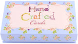 Set of 30 Custom Hand Crafted All Occasion Greeting Cards with Keepsake Box (Lilac)