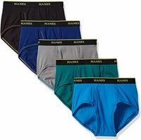 New Hanes Men's Cool Comfort Lightweight Breathable Mesh Brief, 5 Pack, sz M!