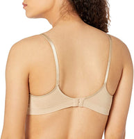 New with tags! Hanes Women's Comfort Flex Fit Wirefree Bra in Nude Heather, Sz L! Fits 36 C/D, 38 B/C/D, 40B Cups!