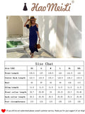 New HAOMEILI Women's Summer Casual Loose Long Dress Strapless Strap Cold Shoulder Short Sleeve Split Maxi Dresses with Pocket, Sz 2XL, fits true!
