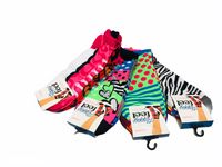 Women's/Teens Happy Feet Ankle Socks, 12 Pair!! Retail $29.99