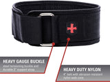 Brand new Harbinger 4-Inch Firm Fit Nylon 3-Inch Strap Belt, Large (Black)! L (33-37 inches) measure around the waist to determine size.