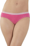 New in package! Fruit of the Loom Women's 6 Pack Heather Low-Rise Hipster Panties, Assorted Colours, Sz M!