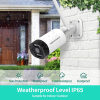 New HeimVision HM211 Outdoor Security Camera Wireless, 1080P WiFi with Night Vision, Floodlight, Siren Alarm, Two-Way Audio, Motion Detection, Waterproof, Cloud Service/Microsd Support!