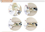 Millennium Collection 2 Pack Universal Car Vehicle Back Seat Headrest Hanger Holder Hook for Bag Purse Cloth Grocery (White 2 Pack)
