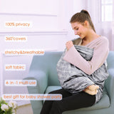 Baby Car Seat Cover Canopy Nursing and Breastfeeding Cover (Arrows)