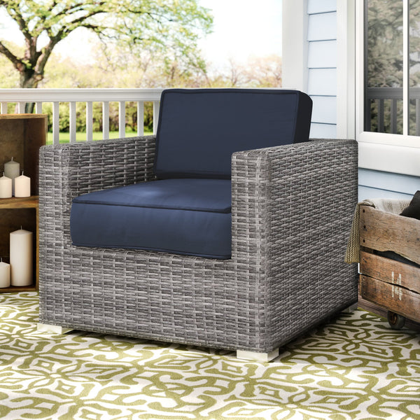 Brand new assembled in box! Hilma Resort Grade Club Patio Chair with Sunbrella Cushions! Retails $630+ Tax!