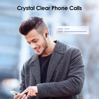 New in box! Wireless Earbuds, HolyHigh Bluetooth 5.0 Earphones with Smart Touch Control, IPX7 Waterproof, 25H Playtime, CVC 8.0 Noise-Canceling Mic, Type-C Quick Charge, in-Ear Ear Buds with Portable Charging Case