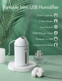 New in box! 320ML Humidifier, Mini Cool Mist Humidifiers, Portable USB Desktop Humidifier, Up to 20 Hours, 19dB Whisper Quiet, 2 Mist Modes Auto Shut Off