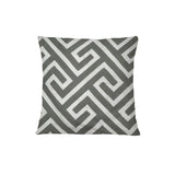 New Hometrends Bold embroidered 20" X 20" Decorative Pillow in Grey!