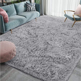 New Homore Luxury Fluffy Area Rug Modern Shag Rugs for Bedroom Living Room, Super Soft and Comfy Carpet, Cute Carpets for Kids Nursery, Home Decor,Grey,3x5 Feet