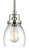 New Wayfair Brushed Nickel Houon 1 - Light Single Bell Pendant! Retails $213+