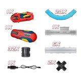 New Hyper Tube 65 Piece Lightning Fast Tube Racing Playset