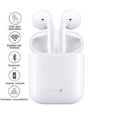 New in box! i7S TWS Mini Bluetooth Earbuds With Storage Case And Built In Charger White